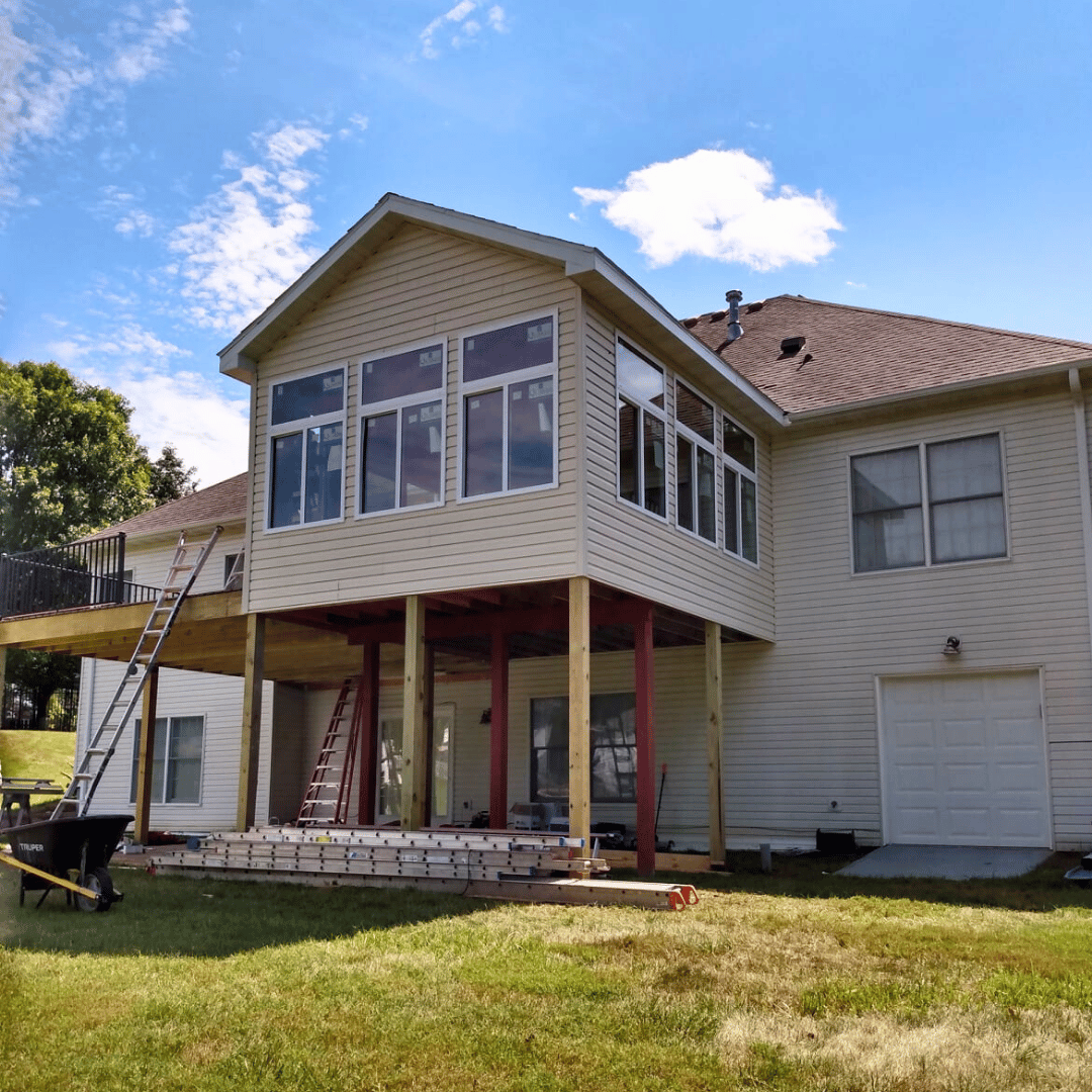 Four season room addition